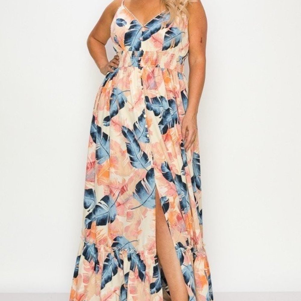 NWT Plus Size Soft and Sumptuous Maxi Dress - Sizes 1x - 3x